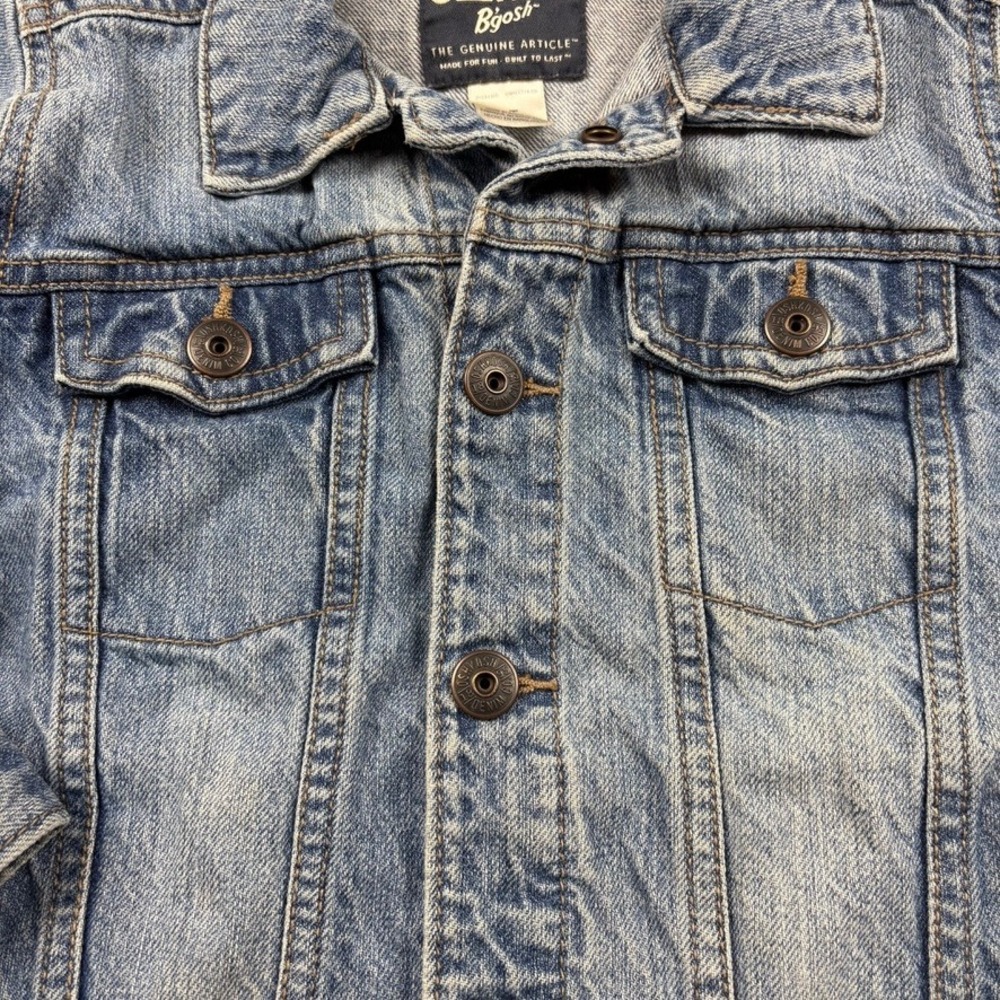 OshKosh B'gosh Denim Jacket Kids 5T Kidcore Back to School Unisex Trucker - Picture 5 of 7